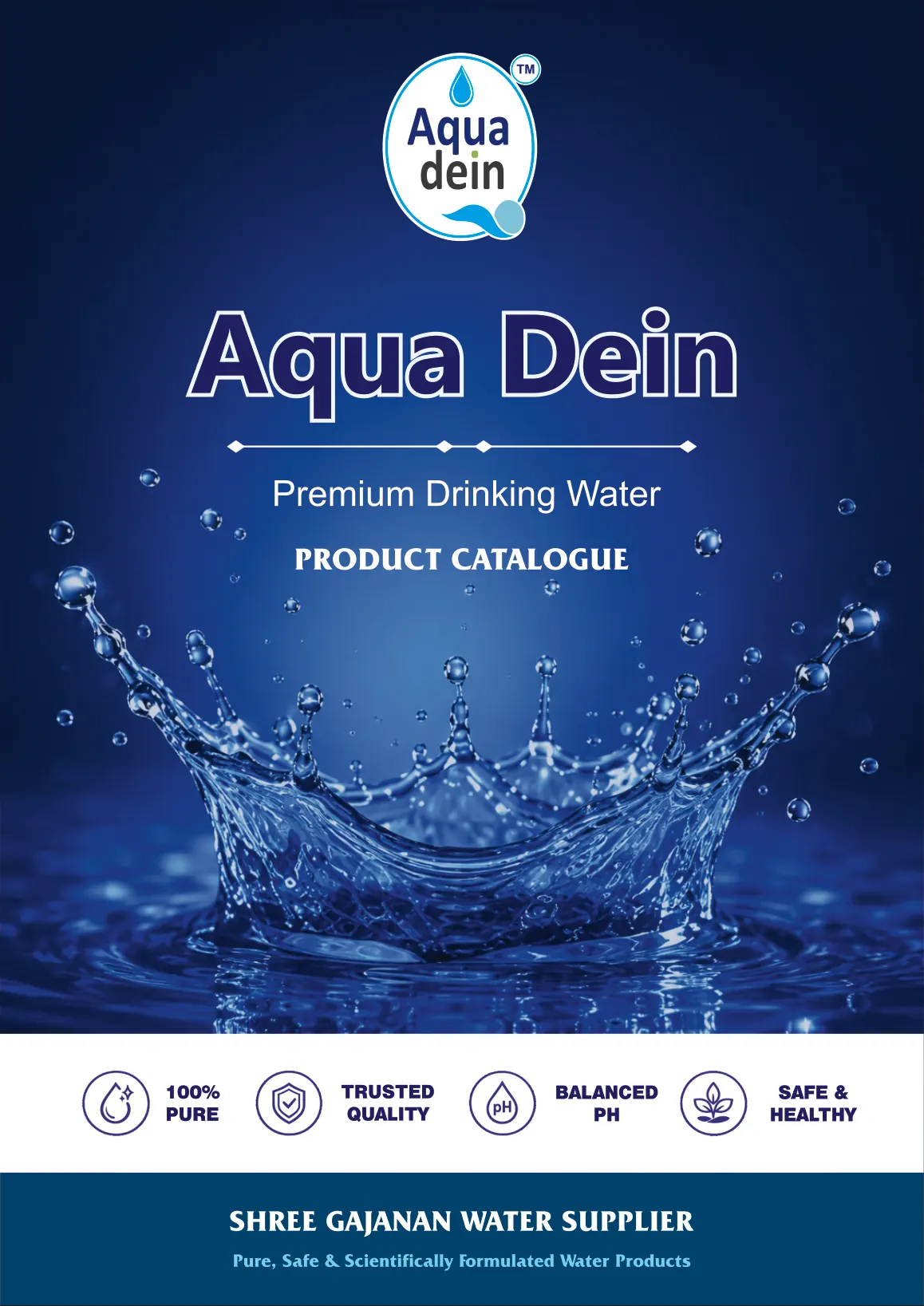 Aqua Dein product catalogue — page 1 of 8