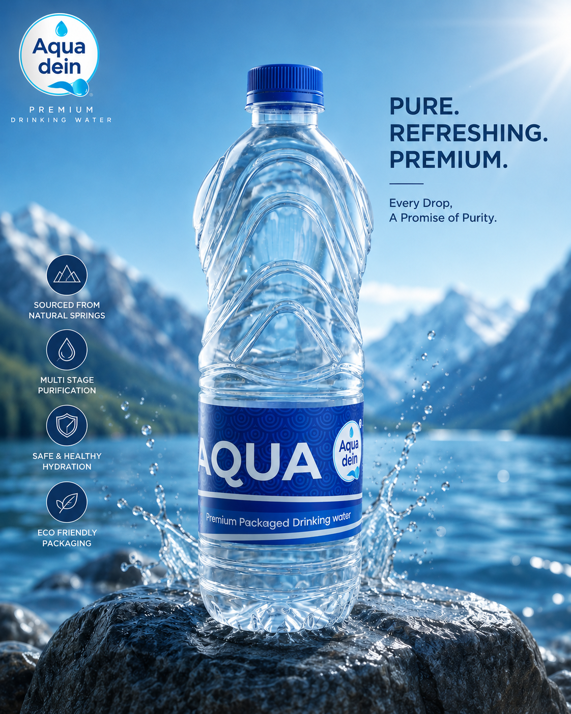500ml Aqua Dein Packaged drinking water